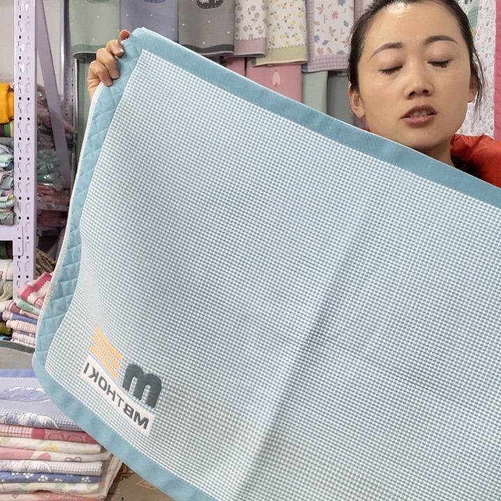 棉特价促销蓝绿色字母纯棉