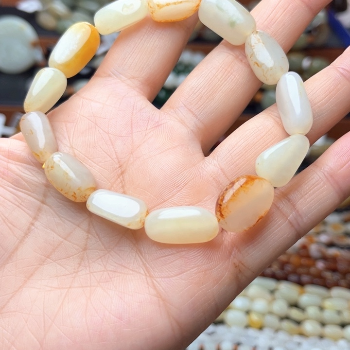 和田玉未镶嵌手链