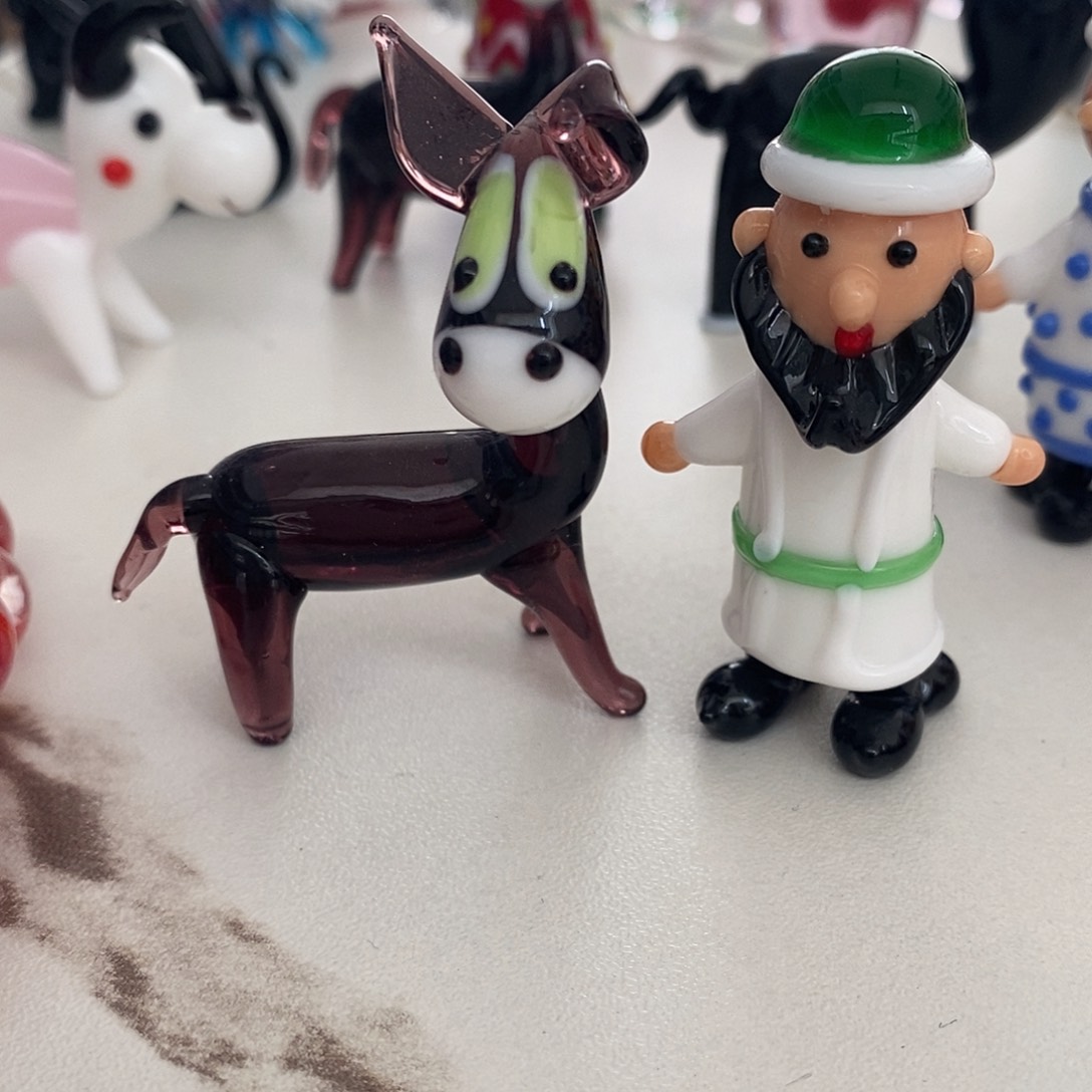 全品手工琉璃阿凡提小毛驴