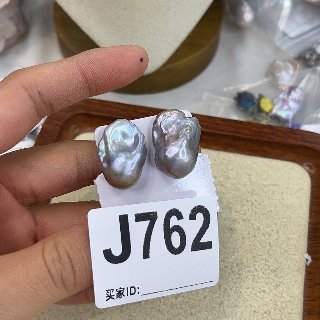 淡水珍珠耳饰银S925镶嵌