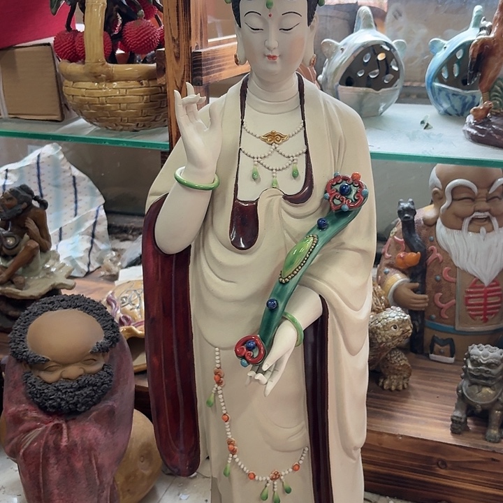 碧***天陶土陶瓷摆件石湾