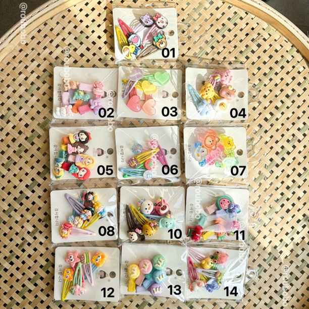时髦baby 各种卡通发夹 无售后接受再拍～