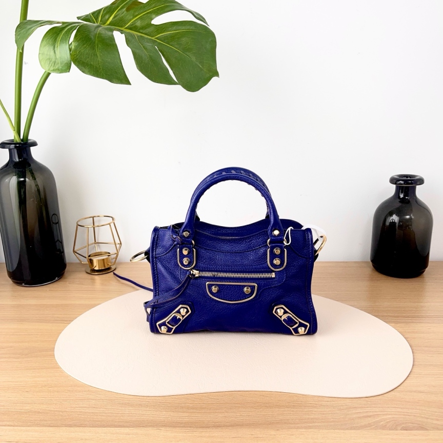 95新 Balenciaga/巴黎世家 机车/单肩包/5252