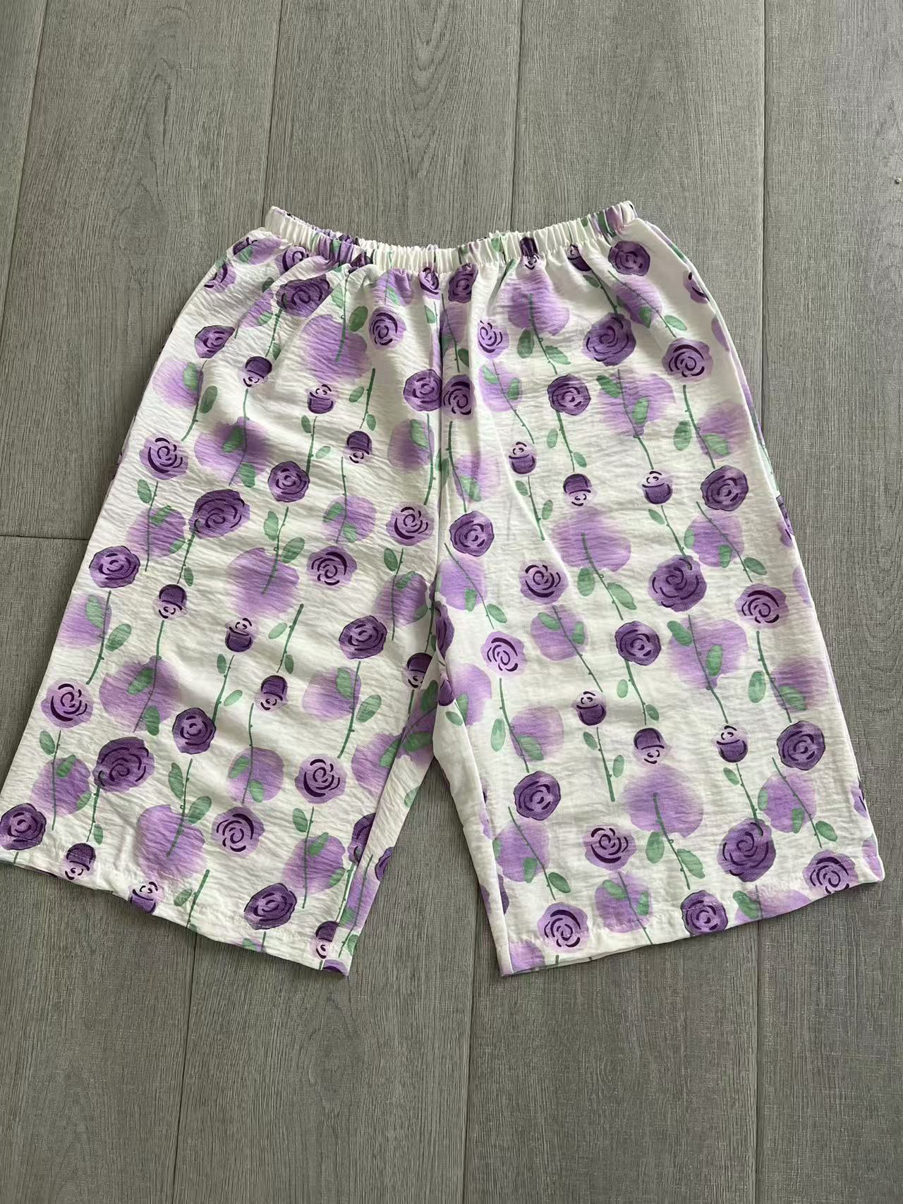 工厂店-云朵棉睡裤夏季薄款溜弯休闲家居短裤