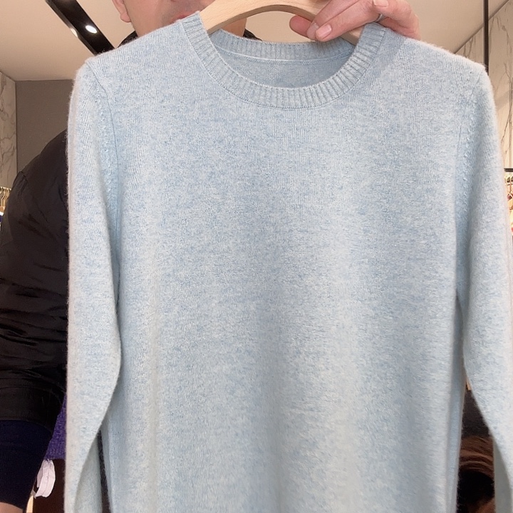 女羊绒衫m女羊绒衫蓝色