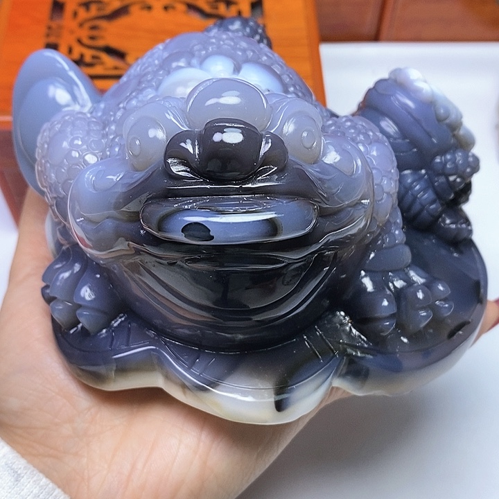 玛瑙/玉髓手把未镶嵌双****y