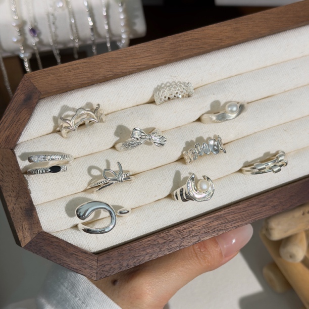 925银戒指 Leyeo乐野小众设计戒指