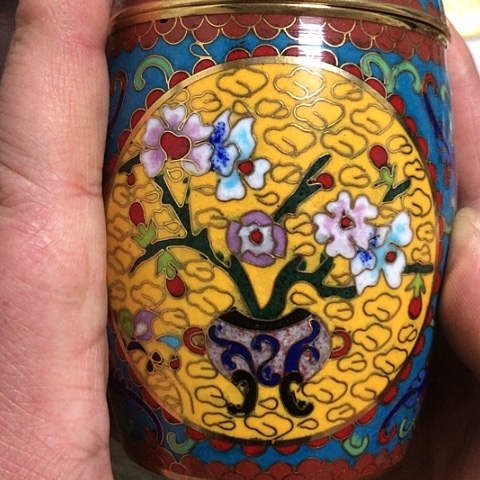 【闪购商品】瓶阿*蔚陶瓷陶瓷手绘手工陶瓷器瓶壶瓷器陶瓷