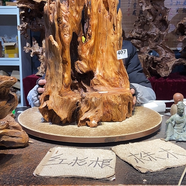 乖***妹407。株木随行根艺