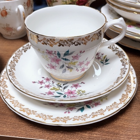 盖碗欧瓷瓷器中古美品