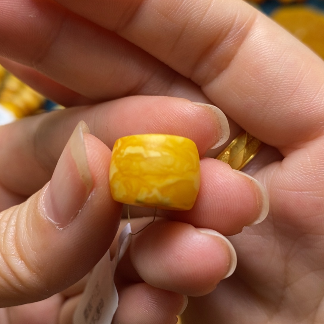 琥珀颈饰未镶嵌14.3加