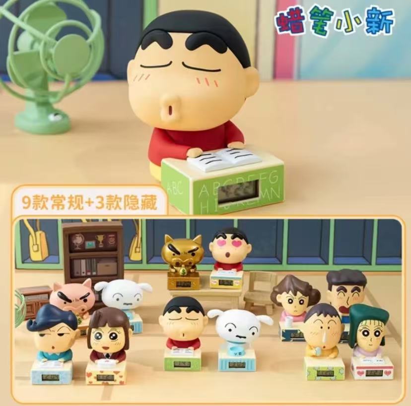 麦和正版【蜡笔小新】春日部系列mini时钟-盲盒（主播代拆）