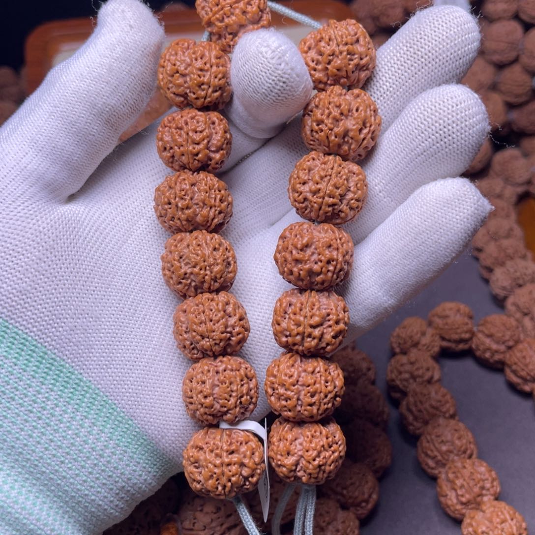 涛****金刚菩提手串五瓣21尺梅花双龙头货