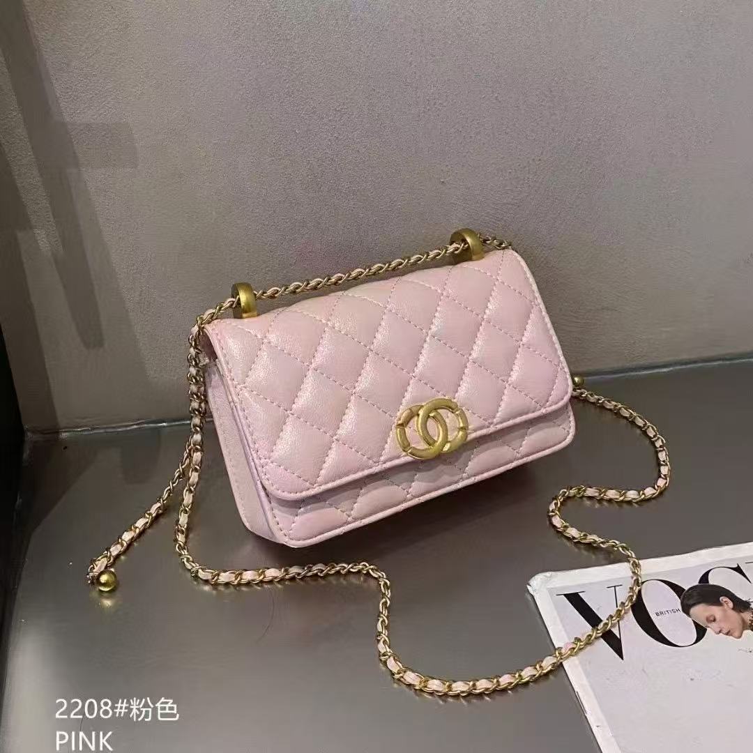 （双金珠包）2025新款女包单肩斜挎包小香风