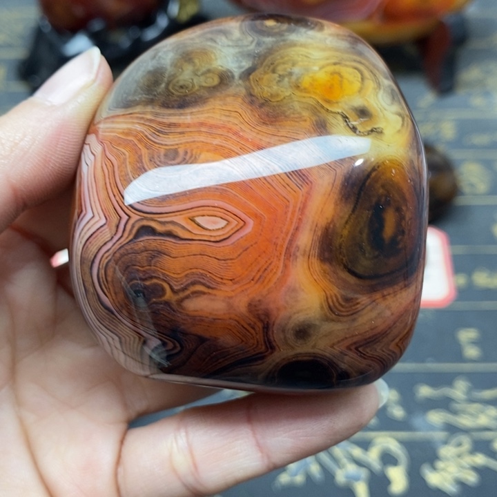 玛瑙/玉髓玛瑙未镶嵌雪*