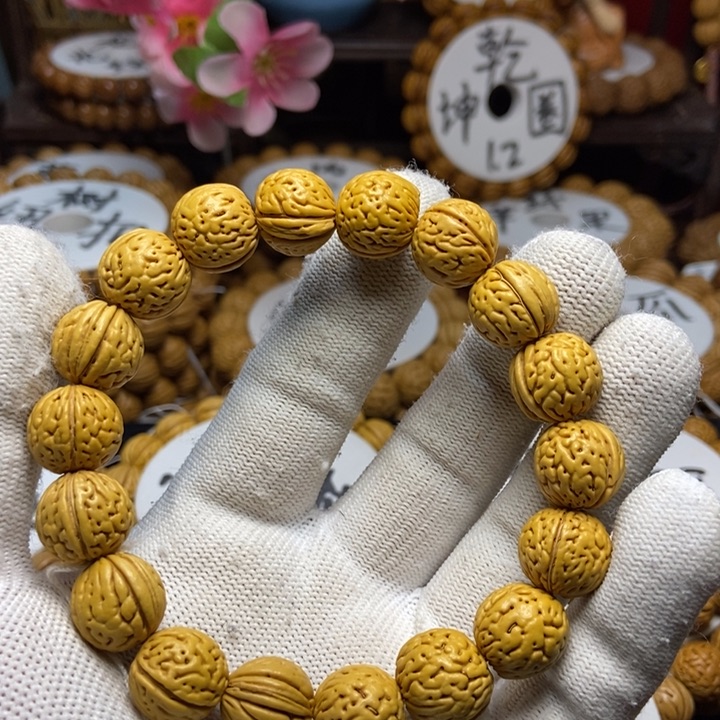 桃核手串小黄桃手串