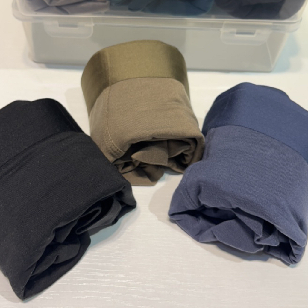 男士无痕莫代尔棉内裤蚕丝底裆抑菌透气中腰平角短裤纯色舒适男款