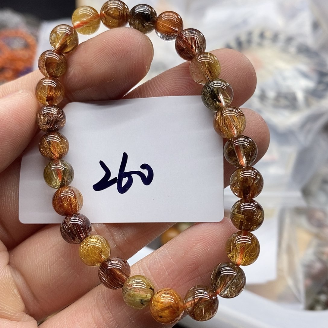 水晶手链未镶嵌天然