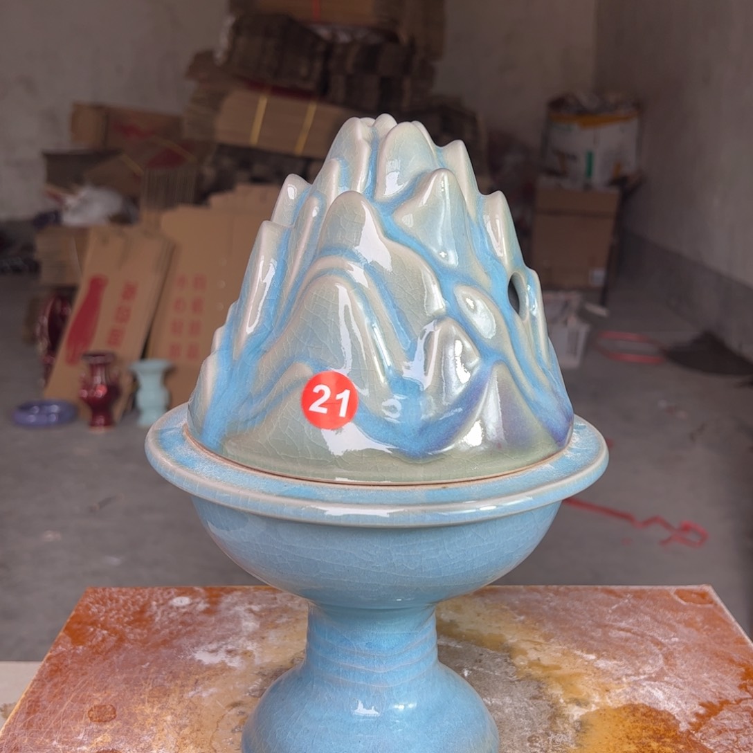 摆件郑家钧窑摆件微