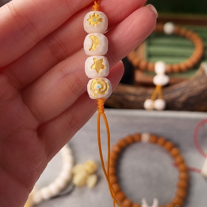 手串/手链鹿骨日月星辰