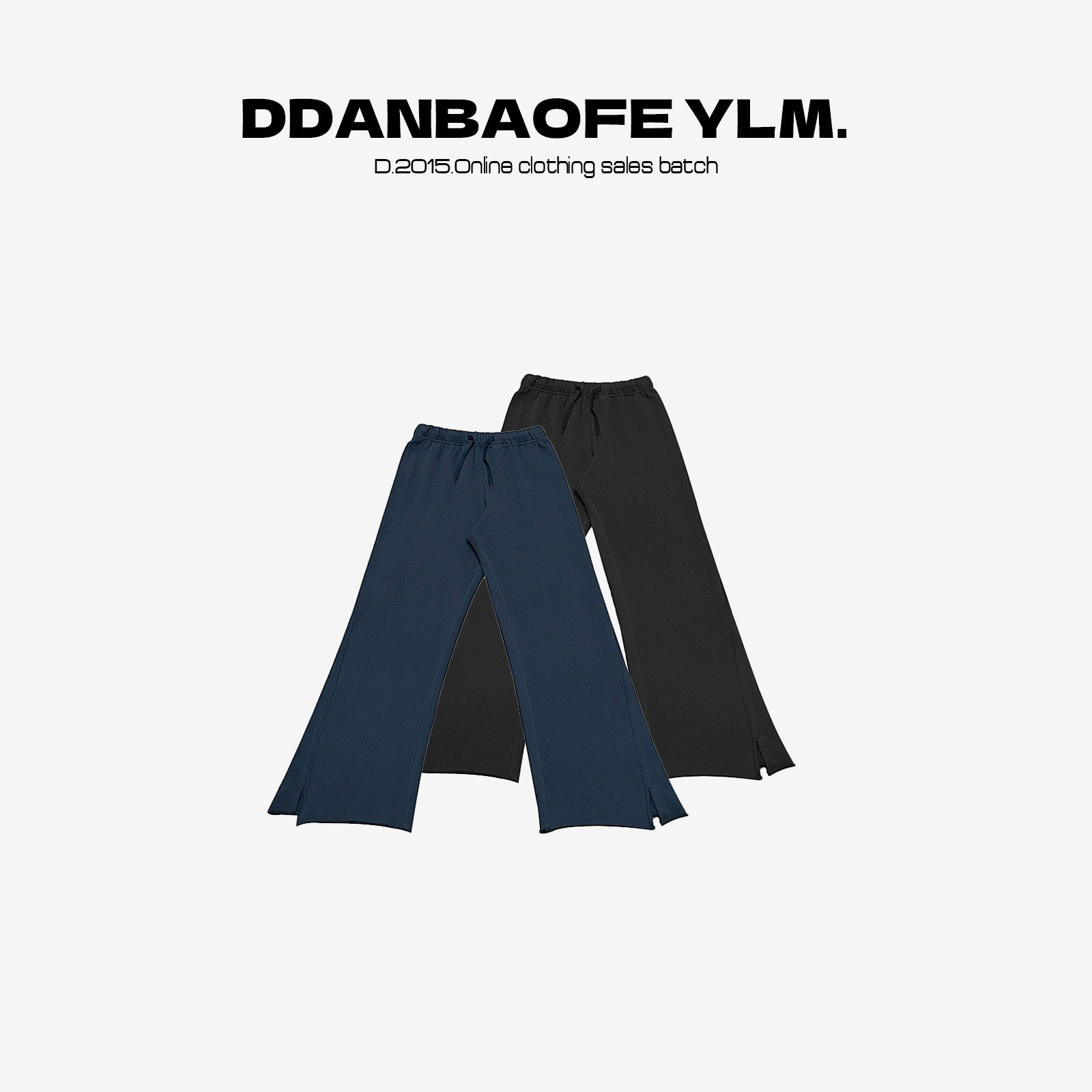 【DAYO预】简约休闲百搭开衩卷边吊腿裤YLM00948