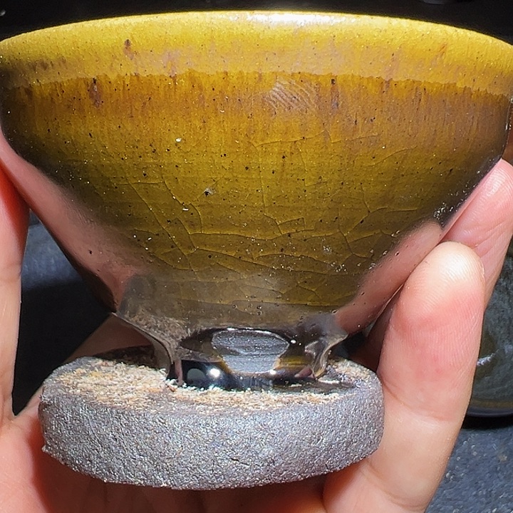 土***缘茶盏15行知建盏宣和龙窑瑕宝