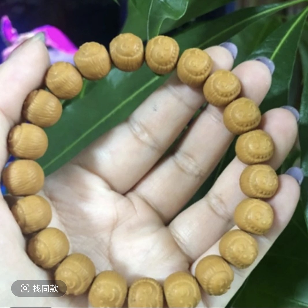 拉布布猴头核桃手串二等品微瑕