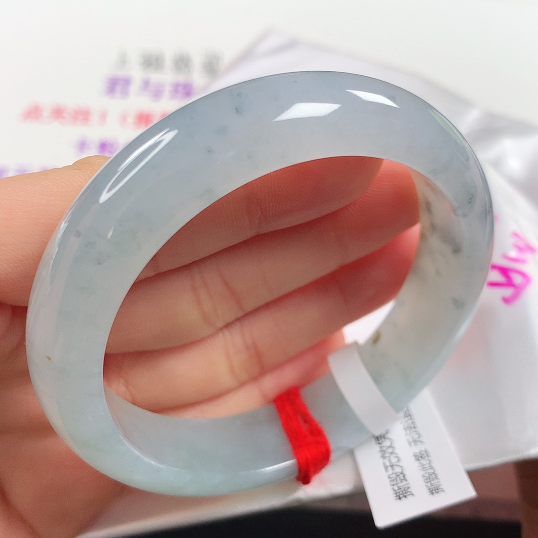 翡翠手镯未镶嵌冰乌鸡宽胎①④②清仓