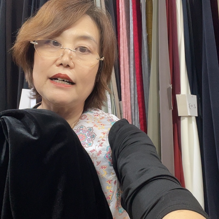 黑色韩国绒1.5米面料面料