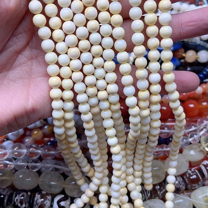 玛瑙/玉髓珠宝半成品合金一条6mm车车