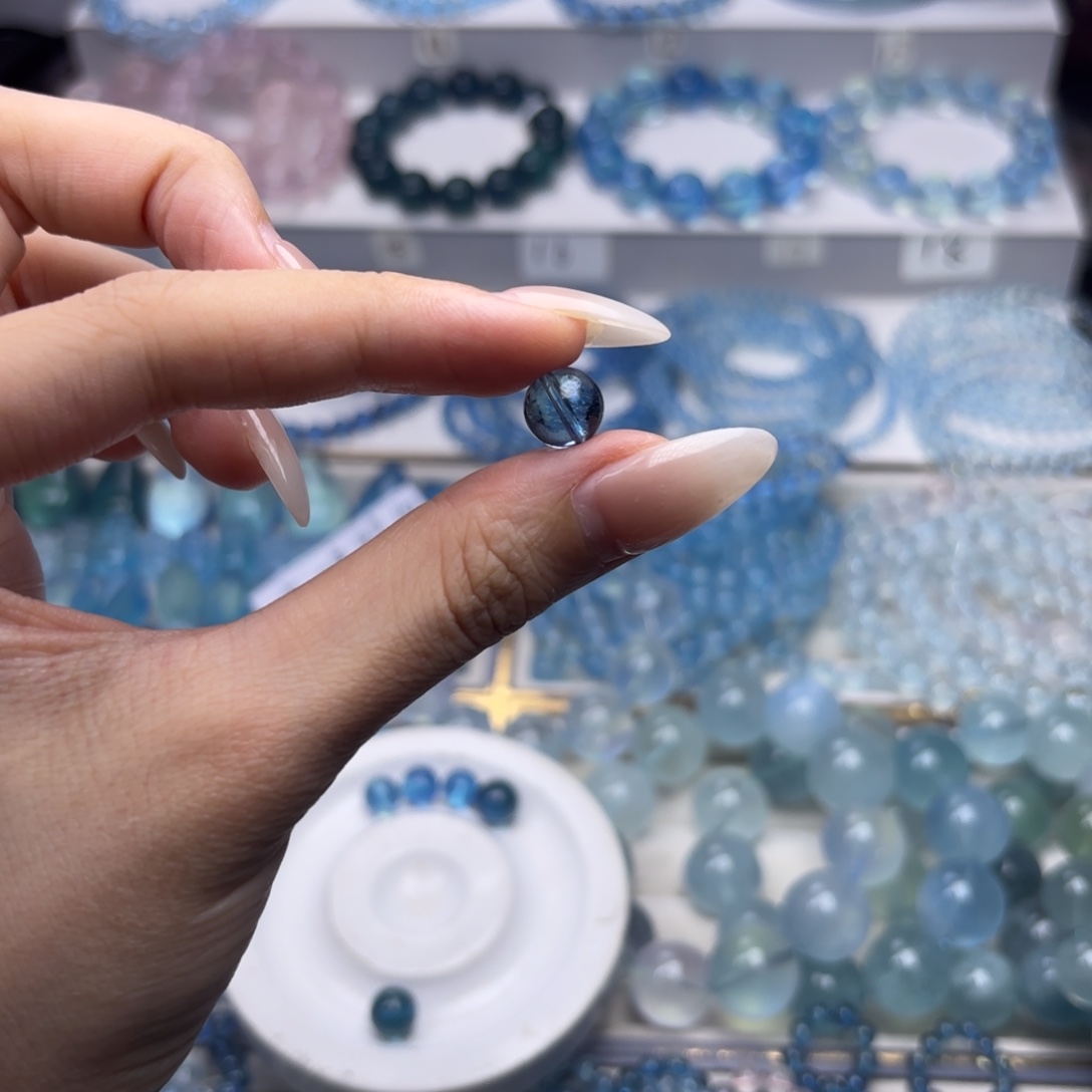 手链海蓝宝石未镶嵌 9咪