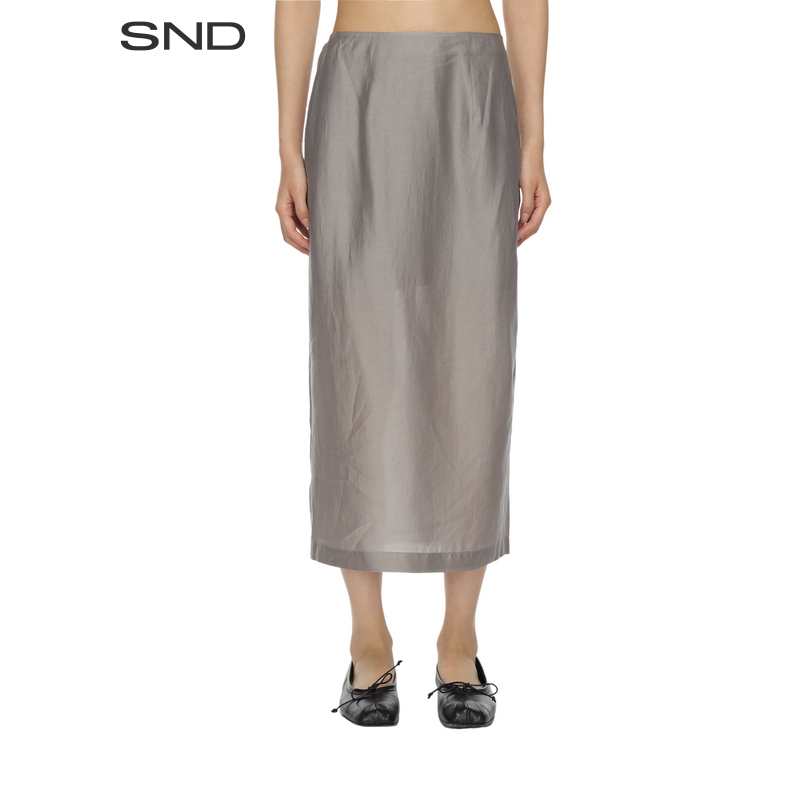 【AMOMENTO 设计师品牌】SND SS25 MIDI半裙