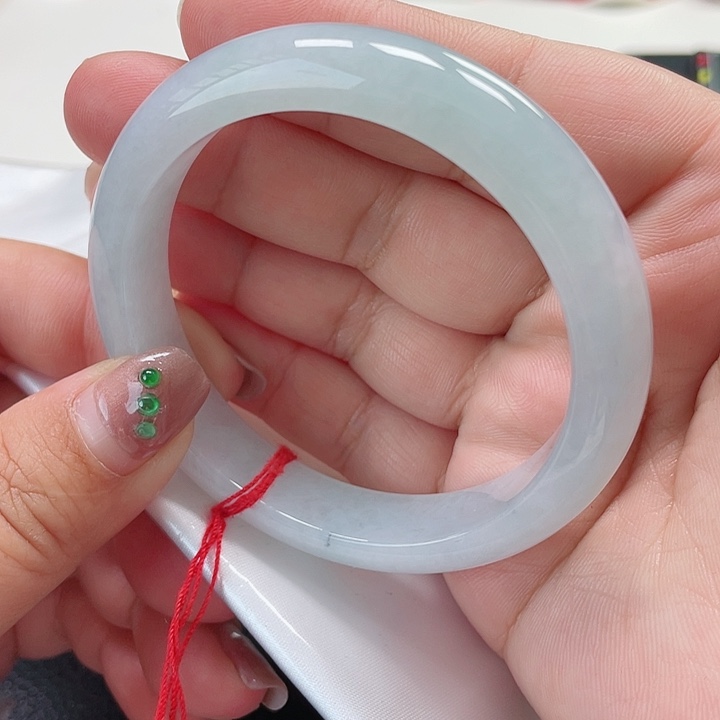 翡翠手镯未镶嵌缅甸翡翠手镯57圈