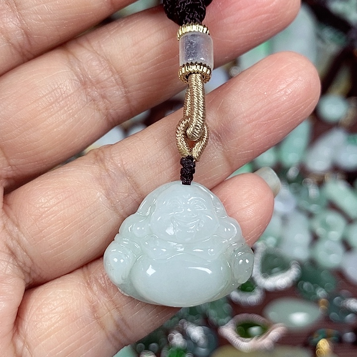 翡翠未镶嵌颈饰天然翡翠玉A货配证书