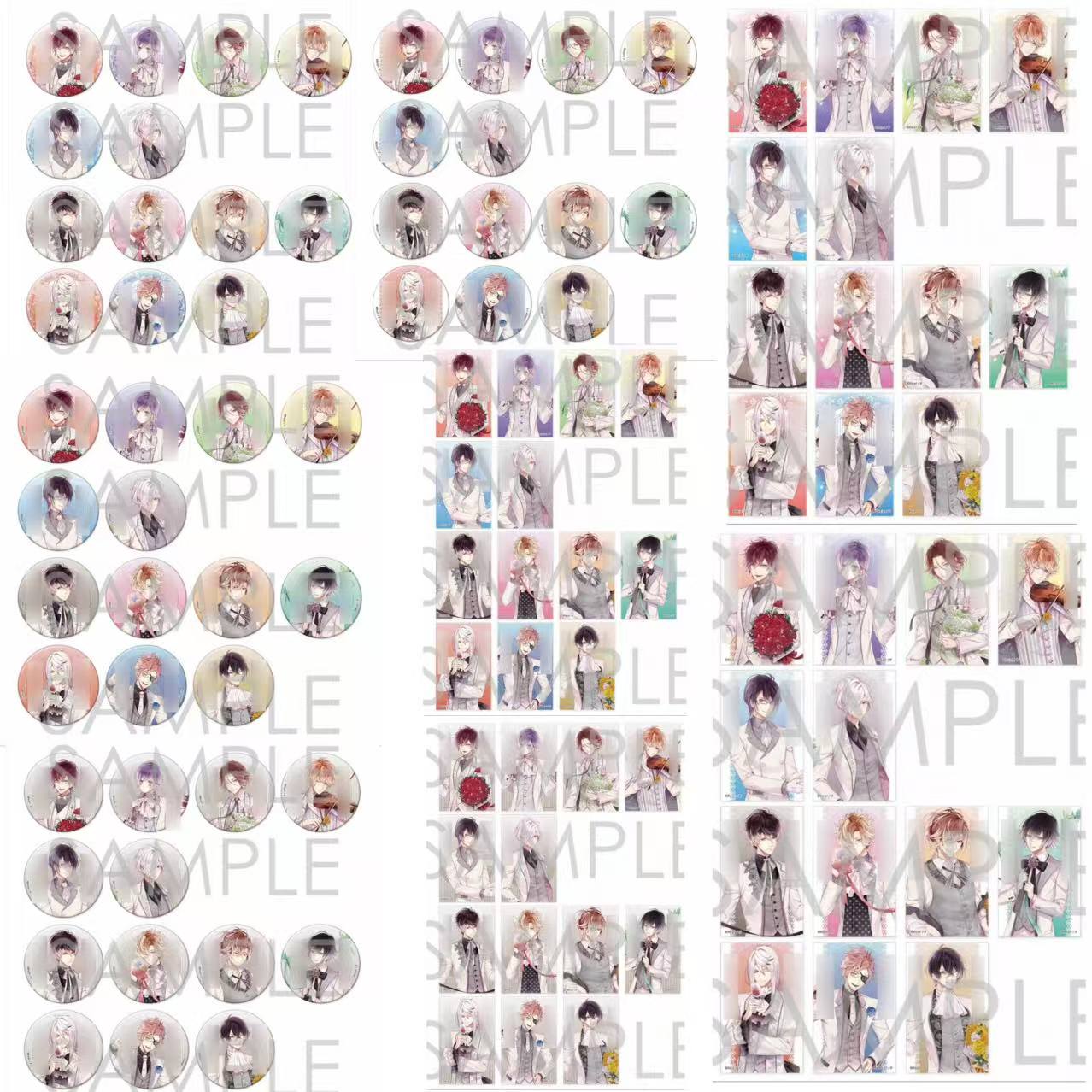 【DL】魔鬼恋人 血色派对 告白闪普大吧唧徽章/透卡 中限 盲盒代拆 