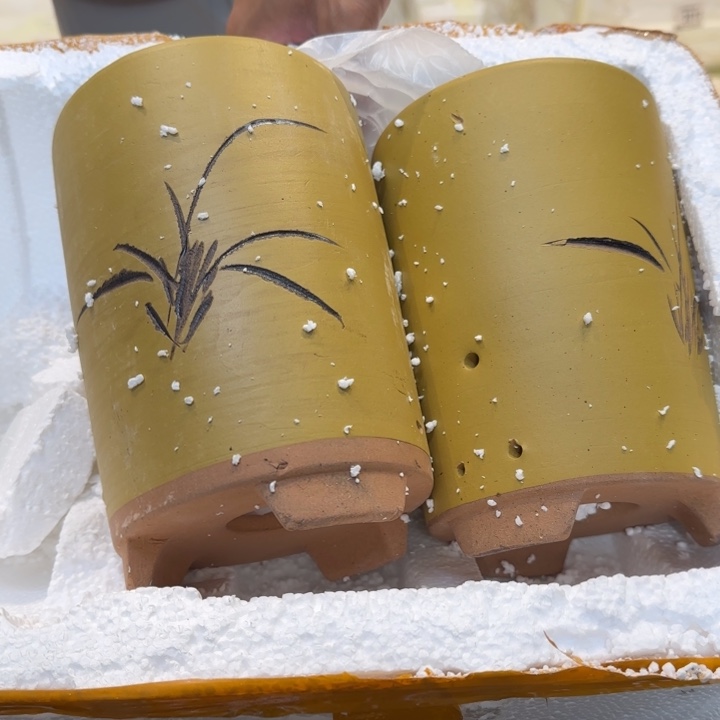 紫砂花盆口径和重量均