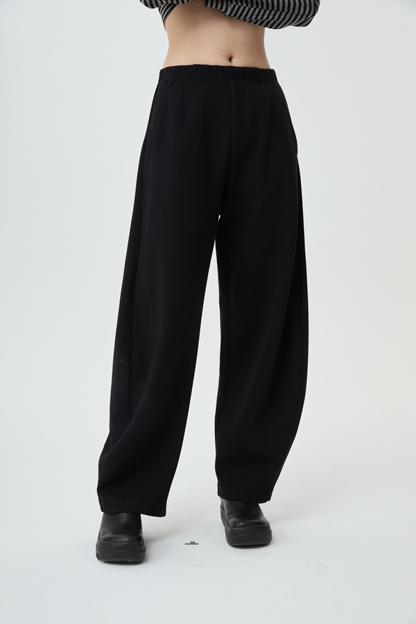 水淼/2026春季新款时尚休闲花苞裤  12239