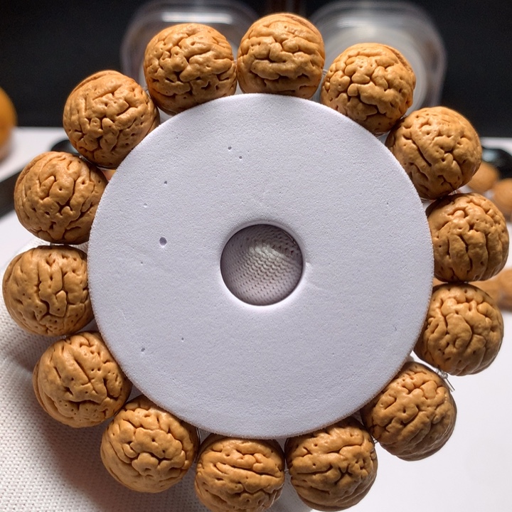 @***@手串桃核盘锦肌肉纹桃核手串