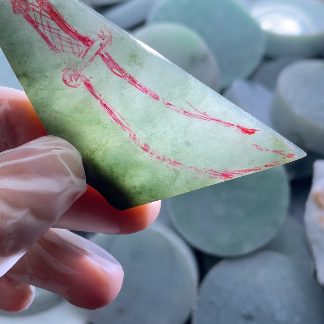 翡翠裸石天然A货翡翠