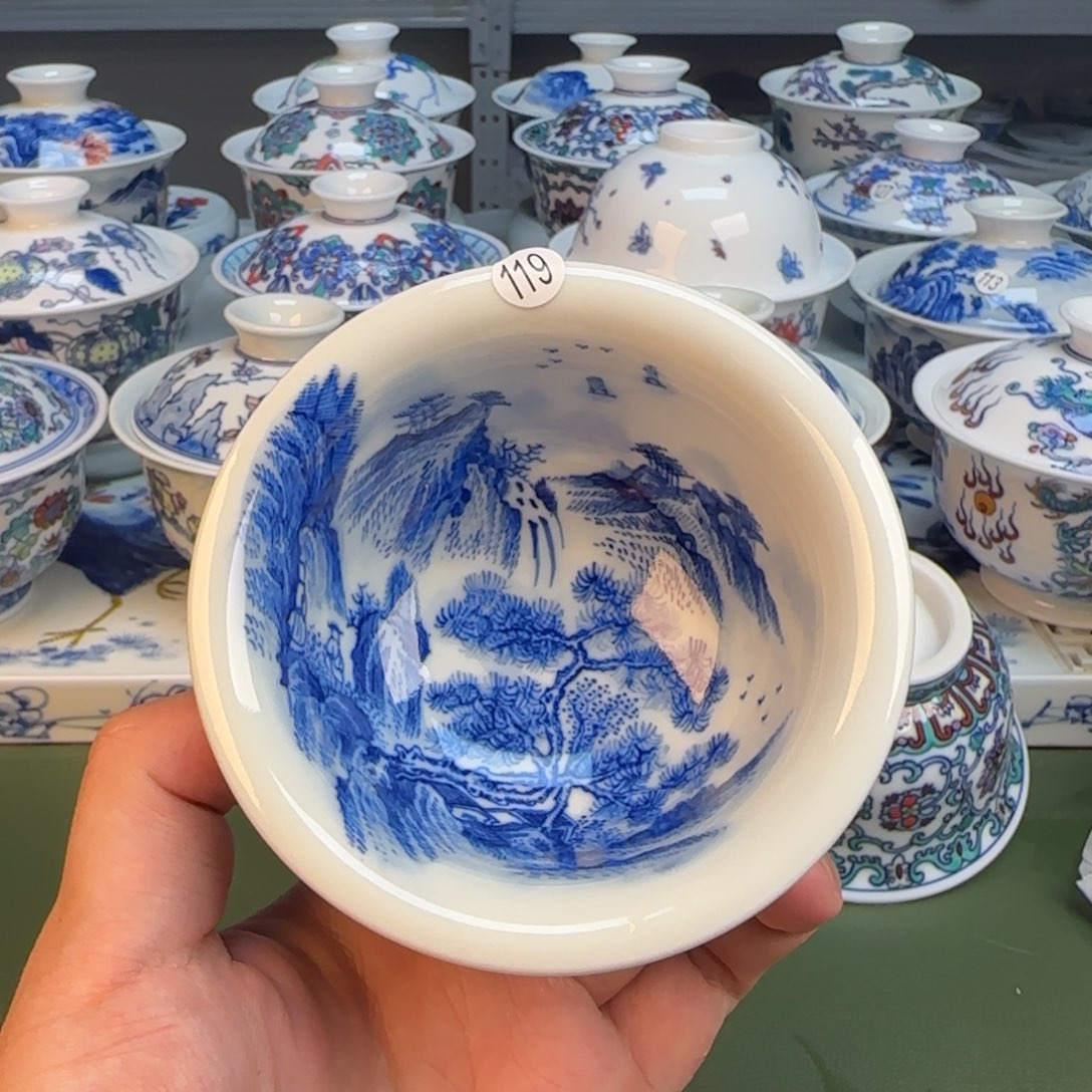 景德镇手工手绘茶器119