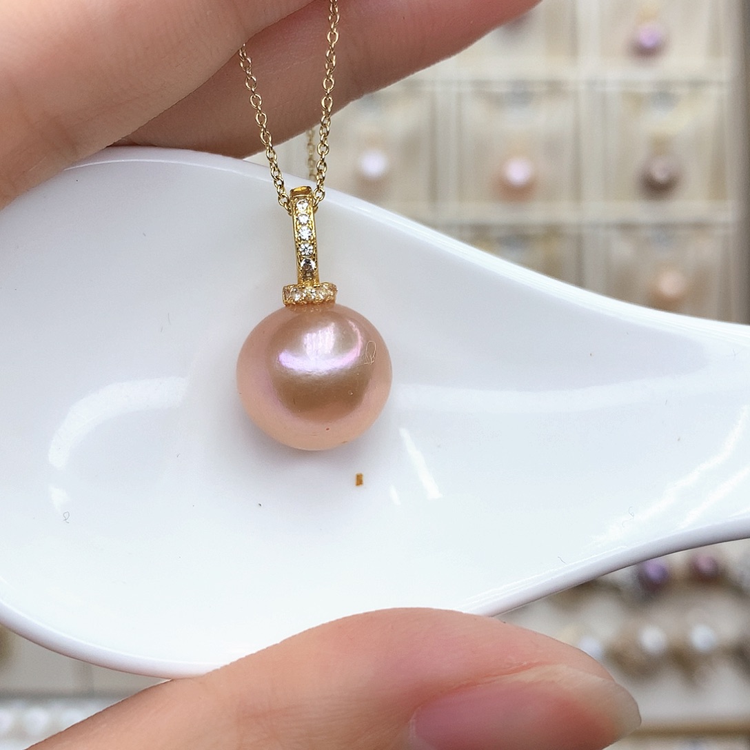 淡水珍珠颈饰合金