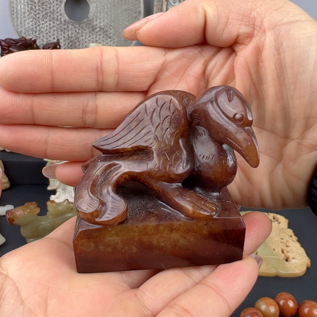 和田玉未镶嵌挂件?*