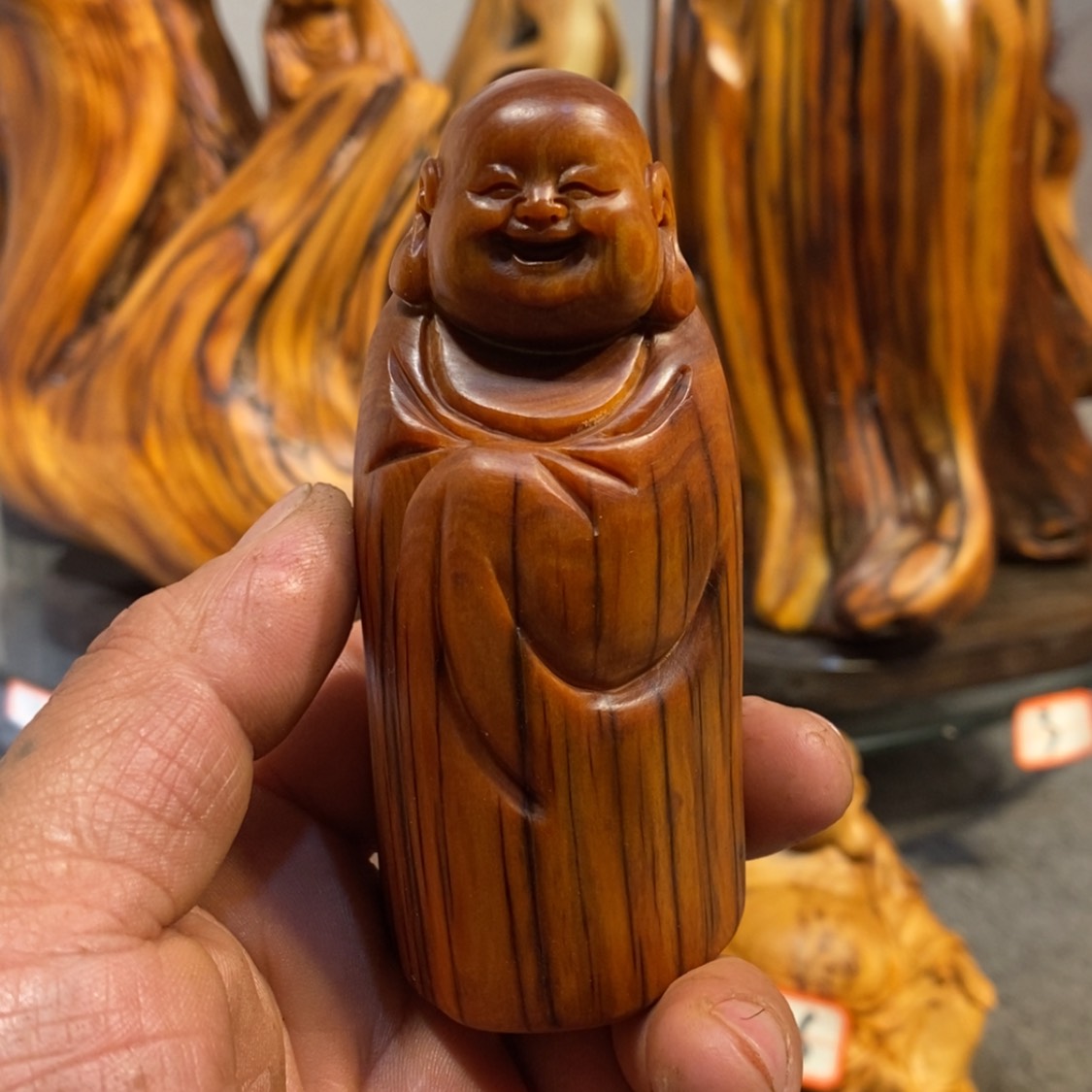 【闪购商品】柏木（崖柏）木雕工艺品摆件根雕崖柏手把件