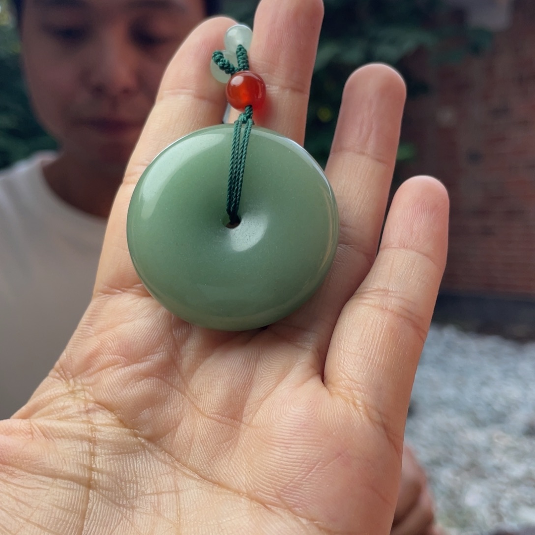 手饰石英质玉未镶嵌东岭玉大平安扣40