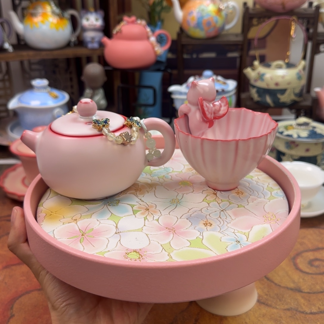 孤品精美茶具就一件，拼手速～不含茶盘