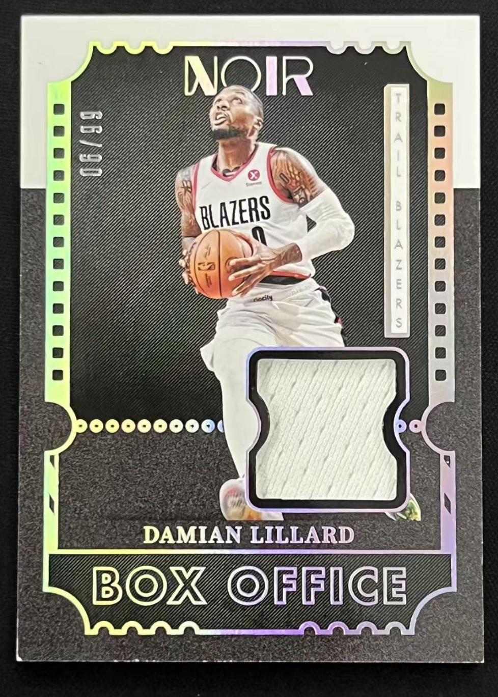 利拉德 noir物料99编 开拓者 雄鹿 表哥 75大 保真 正版球星卡