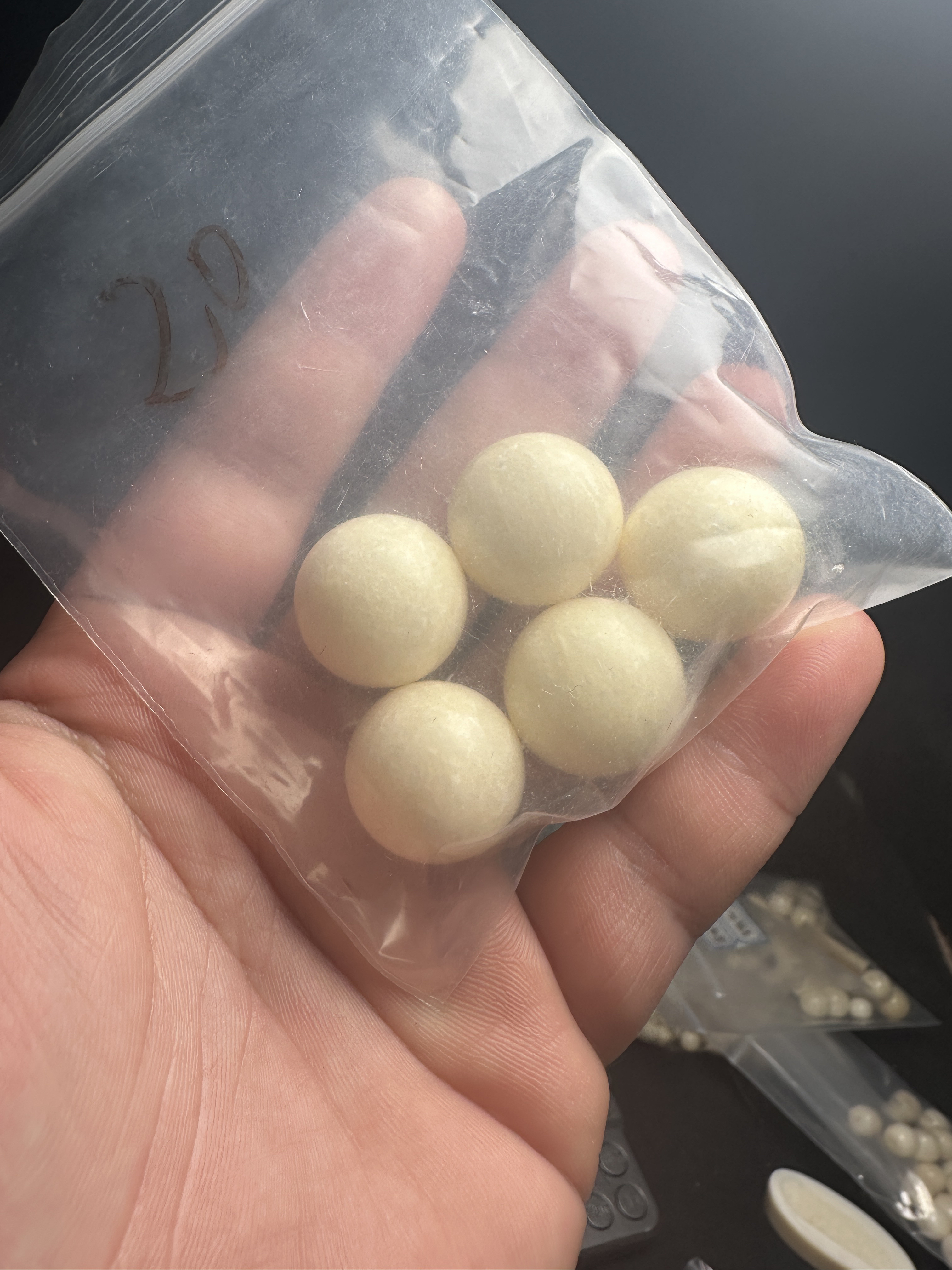 猛犸牙文玩细花满脑大单颗