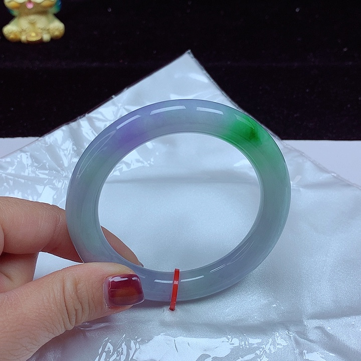 未镶嵌手镯翡翠圈口57