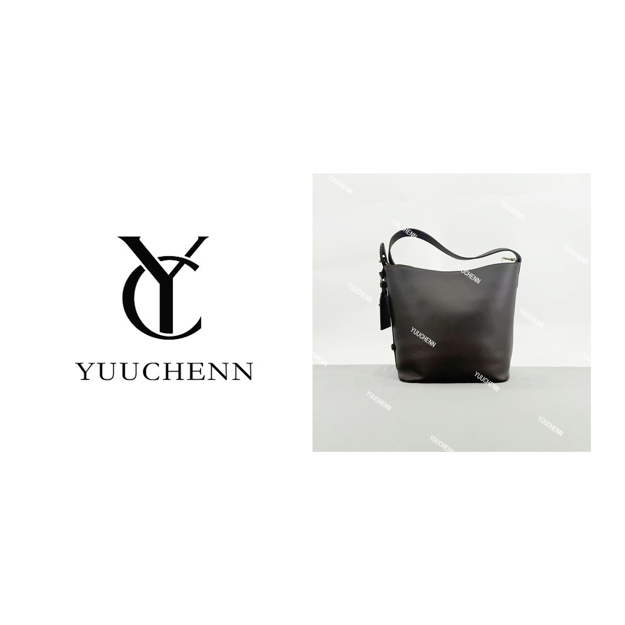 YUUCHENN/24cm原创设计高定真皮包 HH8019