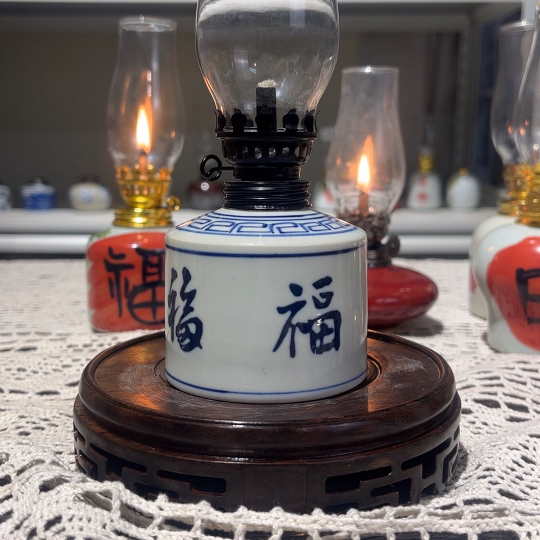 摆件景德镇陶瓷香薰灯